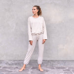 MAGGIE-lässige loungewear Pants,,biobaumw. Terry Fleece,Yoga